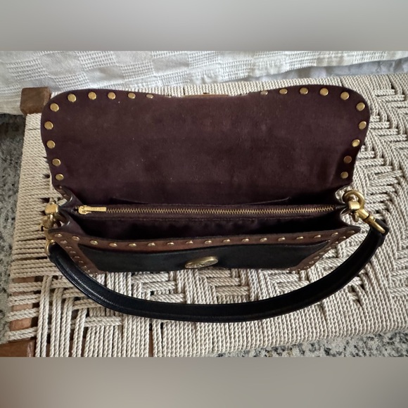 Coach Tabby 26 in Leather Brass/Black Multi - Picture 6 of 7